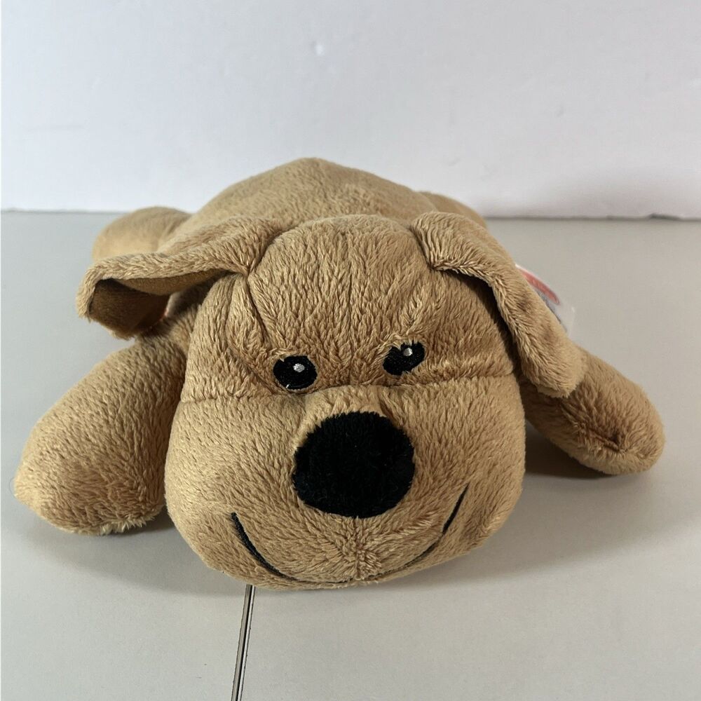 Melissa & Doug Tan Beige Puppy Dog Plush Stuffed Animal Toy 8”